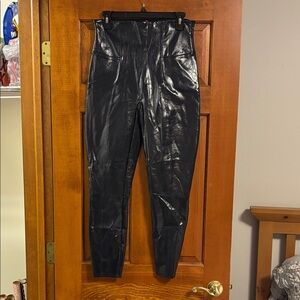 SPANX Dark Navy High-Waist Leggings Size Large